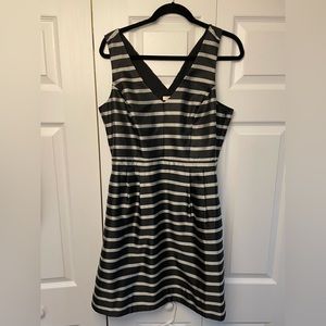 J Crew Factory dress with silver shimmer detail.  NWT